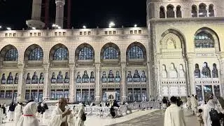 Outside masjid al haram at night