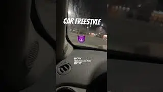 Car freestyle! Off the dome! Full freestyle on my TikTok #rap #freestyle #offthedome