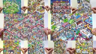 DIY scene sticker collection, 22different stickers