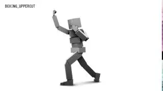 3D Animation training BOXING : UPPERCUT