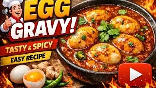 Egg Gravy Recipe | Simple & Tasty Egg Curry at Home @BharatisDesiKitchen 