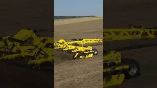 ATLAS AE 12400 L disc harrow combined with the CASE IH QUADTRAC 620