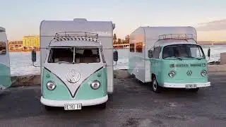 VW Kombi Campers. RETRO RV's - 4-berth and 2-berth Split Screen and Bay Window models.