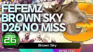 [Pump it up XX] BrownSky D26 NO MISS S!!! World Record (하늘다람쥐 D26 S 세계기록)