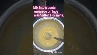 Instant Glow Face Cleanser | Besan Cleanser for Bright Skin 🌿✨&rdquo;💛 Natural Glow in 1 Wash!🌿  #shorts