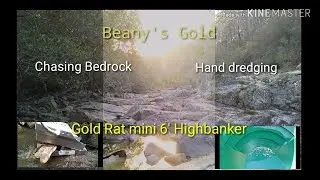 Goldrat mini 6' Highbanking Crevice Gold!