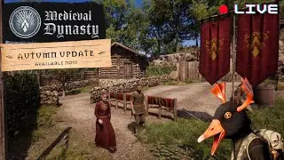 🔴 Medieval Dynasty Autumn Update!! New Armour, Weapons and Items! 🛡️