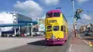 Balloon tram in Blackpool - Stra&szlig;enbahn - Villamos - England