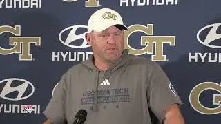 Brent Key discusses the depth in Georgia Tech's tight end group