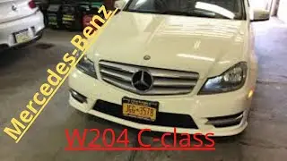 Mercedes C-class W204 Parking lights LED, other mistakes