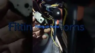 Fitting Air Horns #tractor #tractorrun  #automobile #agri #newholland #workshop