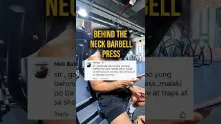 Behind the Neck Barbell Press