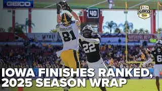 Hawkeyes ranked in final AP football poll | Transfer portal adds & 2025 season wrap