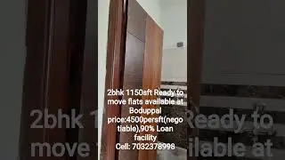 2bhk 1150sft Ready to move New construction flats for sale at Boduppal price:4500persft(negotiable),