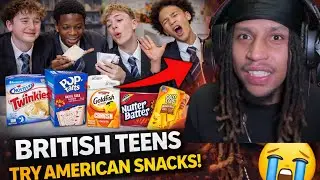 British Highschoolers Try American Snacks&hellip; Their Reactions Are Wild 😭