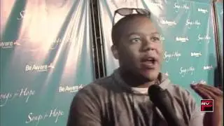 Kyle Massey of Dancing With The Stars at The Songs for Hope Event