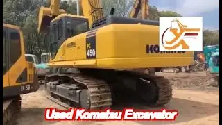 safety operation used komatsu mini excavator pc450-7 original japan