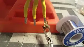 How to solder 8mm bullet on brushless motor