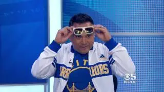 'Hype Man' of The Warriors Franco Finn Stops By Bay Sunday