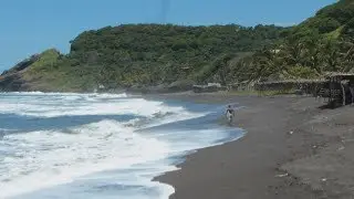 Playas Mizata de El Salvado Centroamérica