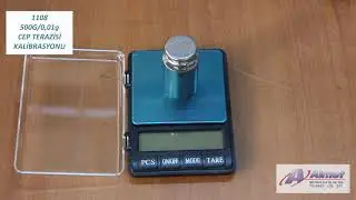 NECKLIFE 1108 500G/0,01G CEP TERAZİSİ KALİBRASYONU