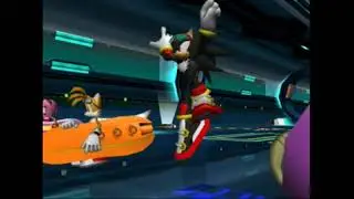 ❤️❤️Sonic Riders Knuckles and Shadow gameplay🖤🖤
