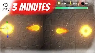 Add these FIREBALLS to your game in 3 MINUTES! (Unity)