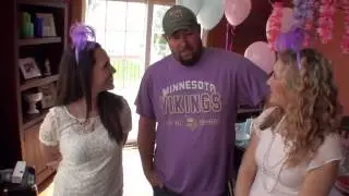 Dad Nails Gender Reveal Party! Surprise Ending!  When Genders Are Revealed To Expecting Parents.
