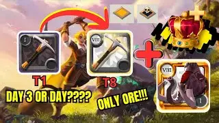 DAY 3!!! GUA NGABISIN 8+ JAM BUAT NAIK KE T7!!!10M PERTAMA GUA GATHER ORE!!!