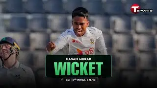 Perfect spin, perfect moment - Hasan Murad delivers the breakthrough! 🎯| BAN vs IRE | 1st Test