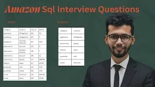 Amazon SQL Interview Question | Advanced SQL | window functions