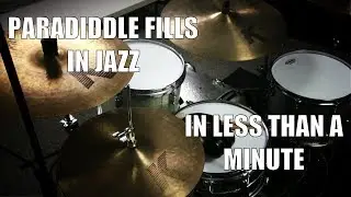 Paradiddles in Jazz in less than a Minute - Daily Drum Lesson