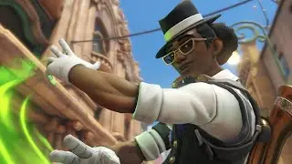 Overwatch - Jazzy L&uacute;cio Skin - Gameplay, Highlight Intros & more!
