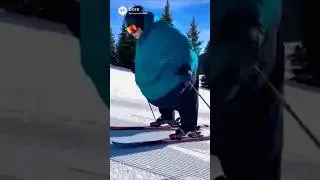 THE BEST SKIER OF THIS WINTER - HANDS DOWN ⛷️ #skiing #snow #sports #inspiration #ai #shorts #fyp
