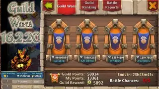 Castle Clash IGG - 420-United / Evolution / Syndicate 😂 - Guild Wars 16.2.20