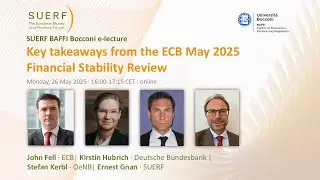 ECB Financial Stability Review May 2025   SUERF Baffi Bocconi e lecture   26 May 2025