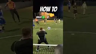 HOW TO Volley Score a Goal TOP BINS #football #skills #tricks #topbins