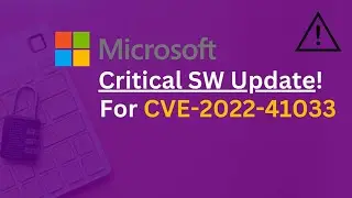 Critical Update on Microsoft SW - CVE-2022-41033