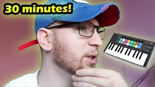 How Many Beats Can I Make In 30 Minutes?? (With Novation Launchkey Mini)
