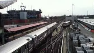 R62A 7 trains moving around in the Corona Yard.