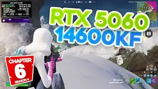 Intel i5 14600KF + MSI 5060 (new perf mode) fortnite chapter 6 season 4 ranked battle royal fps test