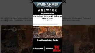 Free Chaos Index Cards &ndash; Let the Galaxy Burn with Rules for Six Factions #shorts