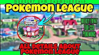 POKEMON LEAGUE in Monster gym Championship | POKEVERSE WORLD | Battle Monsters World #pokeverse