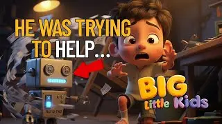 The Robot That Forgot How to Help 🤖 | Kids Moral Story About Kindness & Understanding