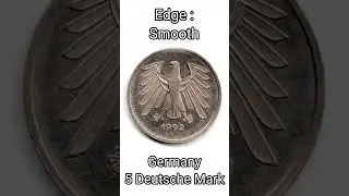5 Deutsche Mark_German Coin 1992 #coins #euro #1992 #germany