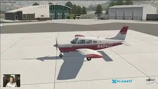 X-Plane 11: San Luis to Mojave (KSBP-KMHV) | General Aviation | Piper Arrow