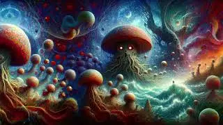 Escape into the Dark Ambient Sounds of Mushrooman's Night - Sleep Ambience
