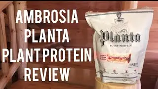 New! Peanut Butter & Jelly Vegan Protein? | Ambrosia Planta Plant Protein REVIEW