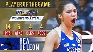 UAAP 81 WV: Bea de Leon scores 14 pts to earn PoG as ADMU beats AdU | March 13, 2019