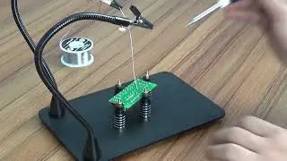 Magnetic Helping Hands, Third Hand Helping Station with 4 Soldering Helping Arms